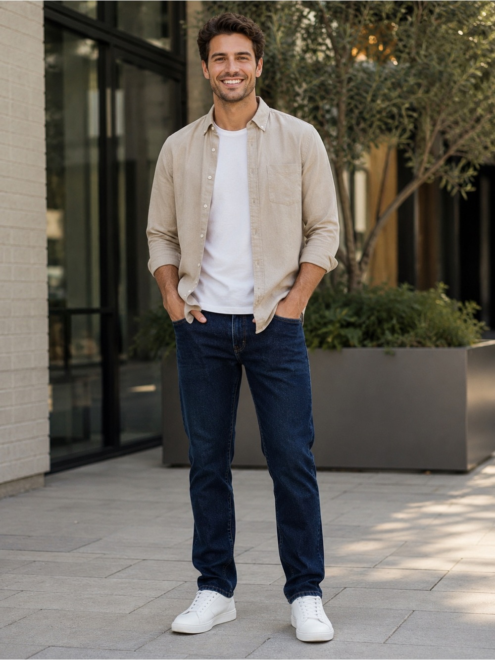 Gap 1969 Men’s 33x30 Standard Fit Dark Wash Blue Jeans Straight Leg